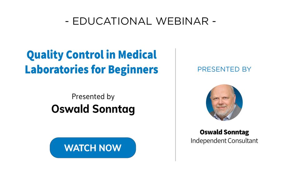 Free Webinar - Quality Control in Medical Laboratories for Beginners